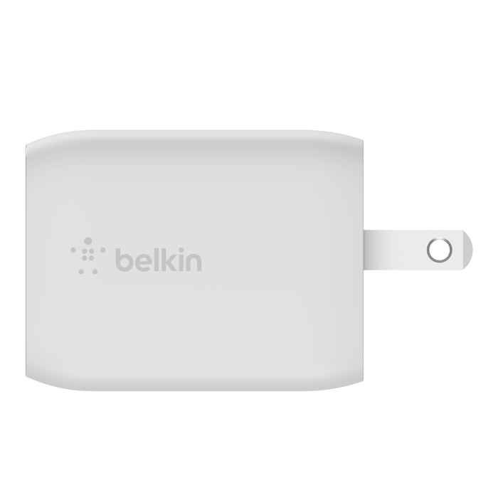 Dual USB-C GaN Wall Charger with PPS 65W, White, hi-res